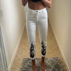Adika White Flame Jeans